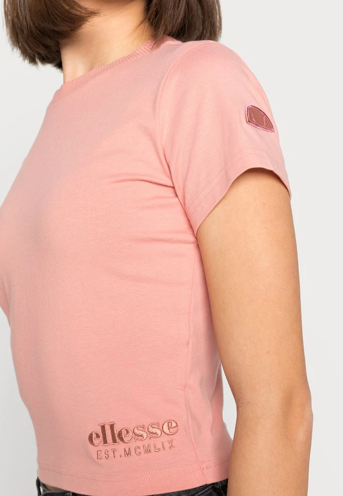Ellesse DROPPER CROP - T-shirt Basique - Pink 5 Ellesse DROPPER CROP - T-shirt Basique - Pink – Image 5