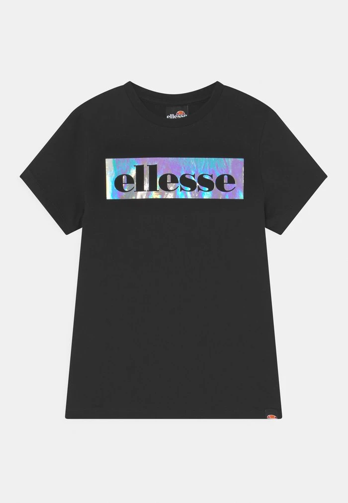 Ellesse HALLE TEE - T-shirt Imprimé - Black 1 Ellesse HALLE TEE - T-shirt Imprimé - Black