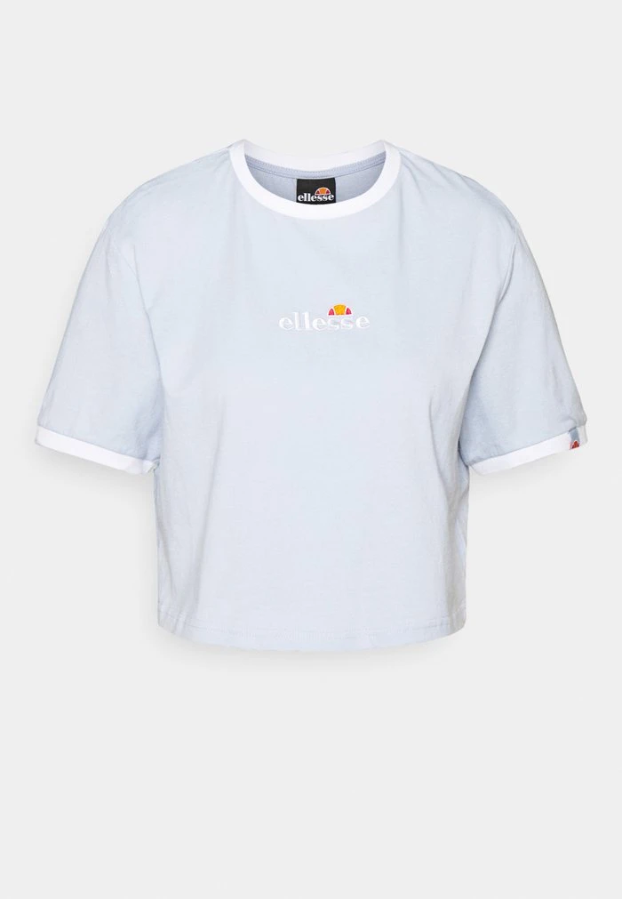 Ellesse DERLA CROP - T-shirt Basique - Light Blue 8 Ellesse DERLA CROP - T-shirt Basique - Light Blue – Image 8