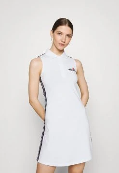 Ellesse TROPH DRESS - Robe En Jersey - White