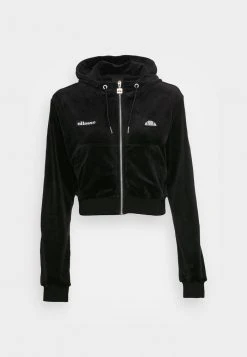 Ellesse KIRSTEN CROP HOODY - Sweat à Capuche Zippé - Black -Ellesse Boutique d7819dae31ef4ee4aa479552221825ab