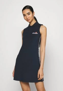 Ellesse TROPH DRESS - Robe En Jersey - Navy