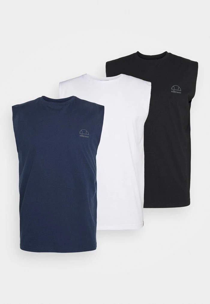 Ellesse ROLLIS VEST 3 PACK - Caraco - White/black/navy 6 Ellesse ROLLIS VEST 3 PACK - Caraco - White/black/navy – Image 6