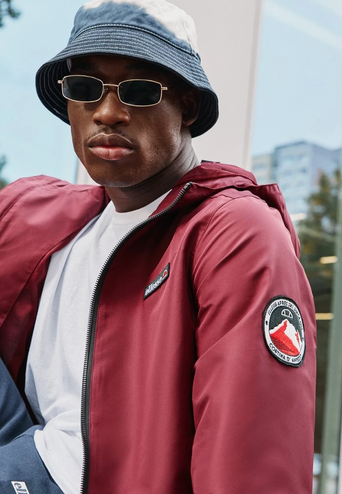 Ellesse TERRAZZO JACKET - Veste Légère - Burgundy 3 Ellesse TERRAZZO JACKET - Veste Légère - Burgundy – Image 3