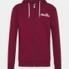 Ellesse BRIERO HOODY - Sweat à Capuche Zippé - Burgundy