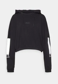 Ellesse MALLORY CROP HOODY - Sweat à Capuche - Black