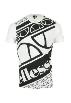 Ellesse GRADUATI - T-shirt Imprimé - White