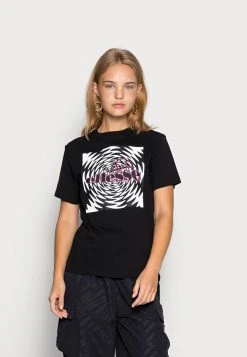 Ellesse LILLIUM TEE - T-shirt Imprimé - Black-smu