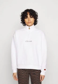 Ellesse CRATIC ZIP TRACK TOP - Sweatshirt - White -Ellesse Boutique e86095698d964084ad50b0b1b0acdb03