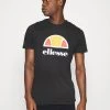 Ellesse DYNE TEE - T-shirt Imprimé - Black
