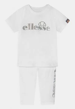 Ellesse DELILA TEE SET UNISEX - Legging - White
