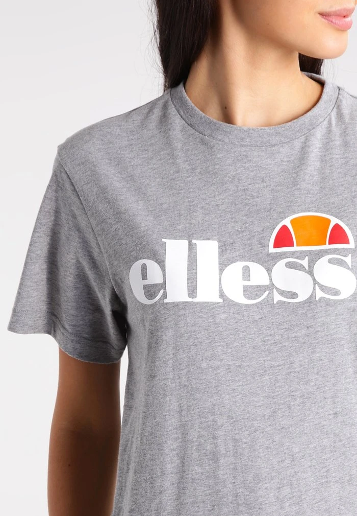 Ellesse ALBANY - T-shirt Imprimé - Ath Grey 4 Ellesse ALBANY - T-shirt Imprimé - Ath Grey – Image 4