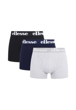 Ellesse HALI 3 PACK - Shorty - Schwarz/grau/blau
