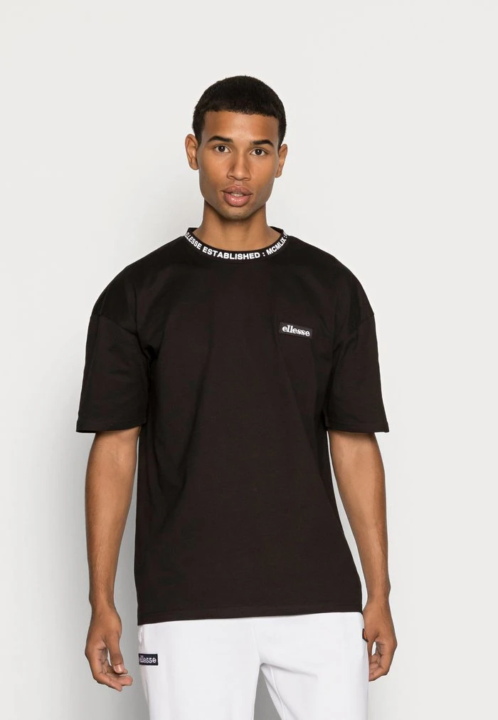 Ellesse FLEXXED TEE - T-shirt Basique - Black 1 Ellesse FLEXXED TEE - T-shirt Basique - Black