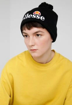 Ellesse POM POM BEANIE - Bonnet - Black -Ellesse Boutique fb66a498bb364399b18bffb6ed1dabf3