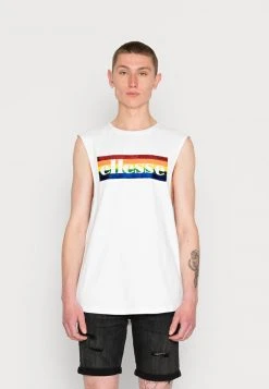 Ellesse LOLLIPOP UNISEX - T-shirt Basique - White