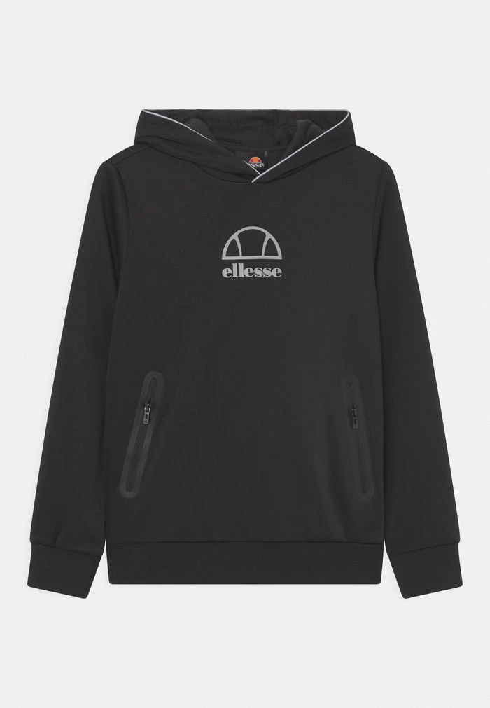 Ellesse EDENI HOODY UNISEX - T-shirt à Manches Longues - Black/silver 1 Ellesse EDENI HOODY UNISEX - T-shirt à Manches Longues - Black/silver